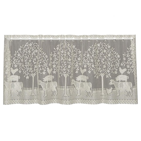 Heritage Lace Heritage Lace Farmhouse Tier, Natural - 60 x 30 in. 6390NA-6030